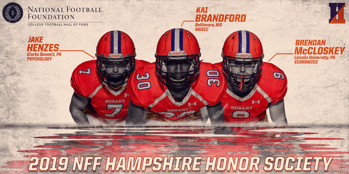 HobartFootball's tweet photo. Congratulations to the Hobart Men selected to the 2019 NFF Hampshire Honor Society. #TheHobartWay ⁦@NFFNetwork⁩ https://t.co/DvJhVWVNdx