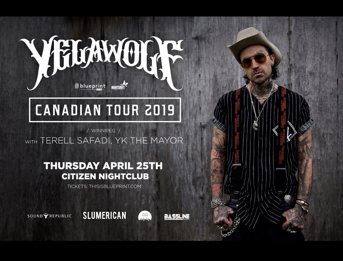 RealYoungKidd's tweet photo. IM OPENING UP FOR @Yelawolf APRIL 25TH @ CITIZEN NITECLUB IN WINNIPEG. ALONGSIDE MY DAWG @TerellSafadi ITS GUNNA BE LITTTT !! #TENTIMESTEN #10x10 #TS https://t.co/deczOR62DN