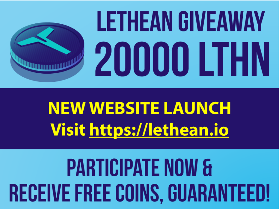 LetheanNetwork's tweet photo. ⭐️ WEBSITE RELEASE PROMO ⭐️
We are giving away a total of 20,000 $LTHN

💠10K to be shared across everyone who joins!

What to do:
✅ Follow @LetheanVPN
✅ Like &amp; Retweet this tweet
✅ Visit https://t.co/R5UUP8futE

💠5 people get 2K each for the best Retweet-With-Comment ✅ https://t.co/hJxPqG4XvI