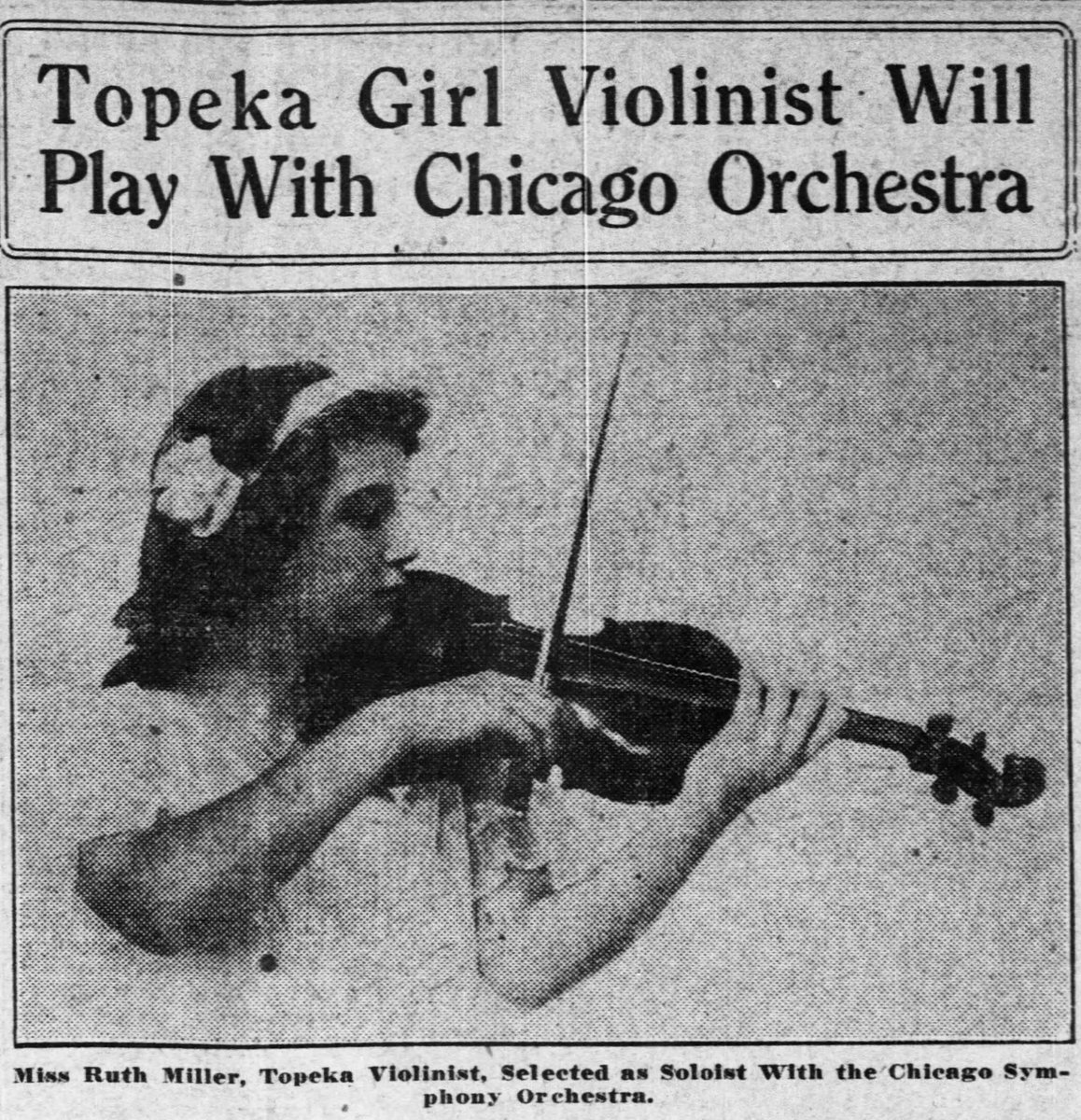 She was so accomplished that she actually soloed with the CSO in 1915, at Ravinia, for a “Student-Artist Day.”