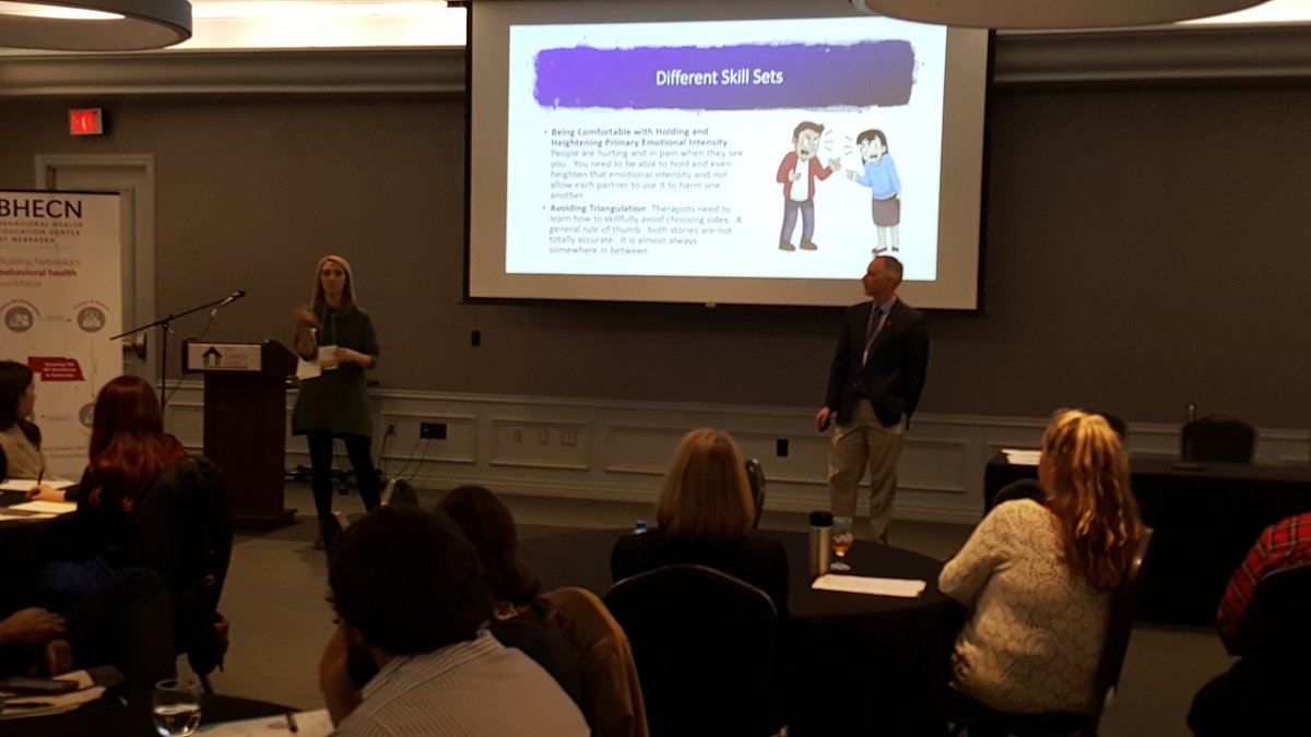 Richard Bischoff (@richjbischoff) on Twitter photo Vanessa Neuhaus and <a href="/pspringer3_paul/">Paul Springer</a> talk about couples therapy during the <a href="/BHECN1/">Behavioral Health Education Center of Nebraska</a> Behavioral Health Seminar. On average, couples wait 6 years after problems first develop to seek professional help. Don't underestimate the relational and emotional distress of chronic problems. Vanessa Neuhaus and <a href="/pspringer3_paul/">Paul Springer</a> talk about couples therapy during the <a href="/BHECN1/">Behavioral Health Education Center of Nebraska</a> Behavioral Health Seminar. On average, couples wait 6 years after problems first develop to seek professional help. Don't underestimate the relational and emotional distress of chronic problems.