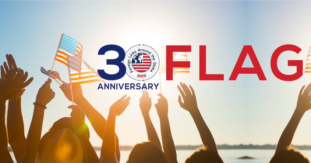 FLAGintl's tweet image. We are excited to announce our 30th Anniversary! 3O years of exchange  success. 30 years of global diplomacy. 30 years of positively changing  student's lives. We are excited for our future and we hope you are too!