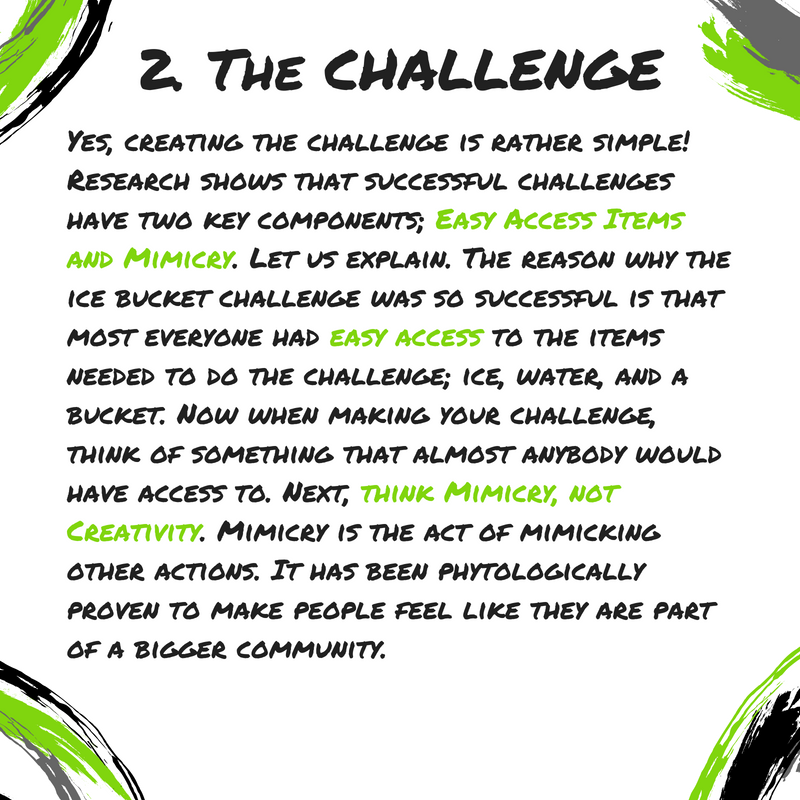 WUG_Crew's tweet photo. WUG’s mission is to help people. Have a charity/cause in mind that could benefit from a rad internet challenge, but you’re not sure how to start? Follow these 6 straightforward steps to create an awesome challenge campaign to achieve your goal of helping those in need!
. .
#WUG https://t.co/8FfZKGWf92