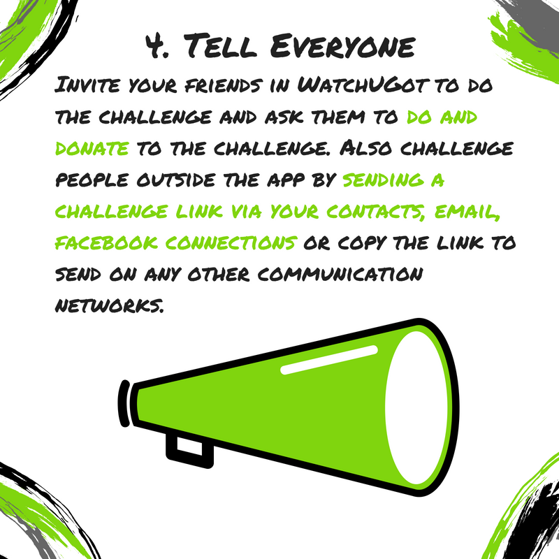 WUG_Crew's tweet photo. WUG’s mission is to help people. Have a charity/cause in mind that could benefit from a rad internet challenge, but you’re not sure how to start? Follow these 6 straightforward steps to create an awesome challenge campaign to achieve your goal of helping those in need!
. .
#WUG https://t.co/gsT9sLaxof