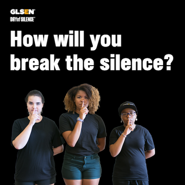 ThePRIDEStudy's tweet image. We're supporting @GLSEN’s #DayofSilence and working to end the silencing &amp;amp; erasure of #LGBTQ people at school. Learn more at glsen.org/dayofsilence #LGBTQHealth
