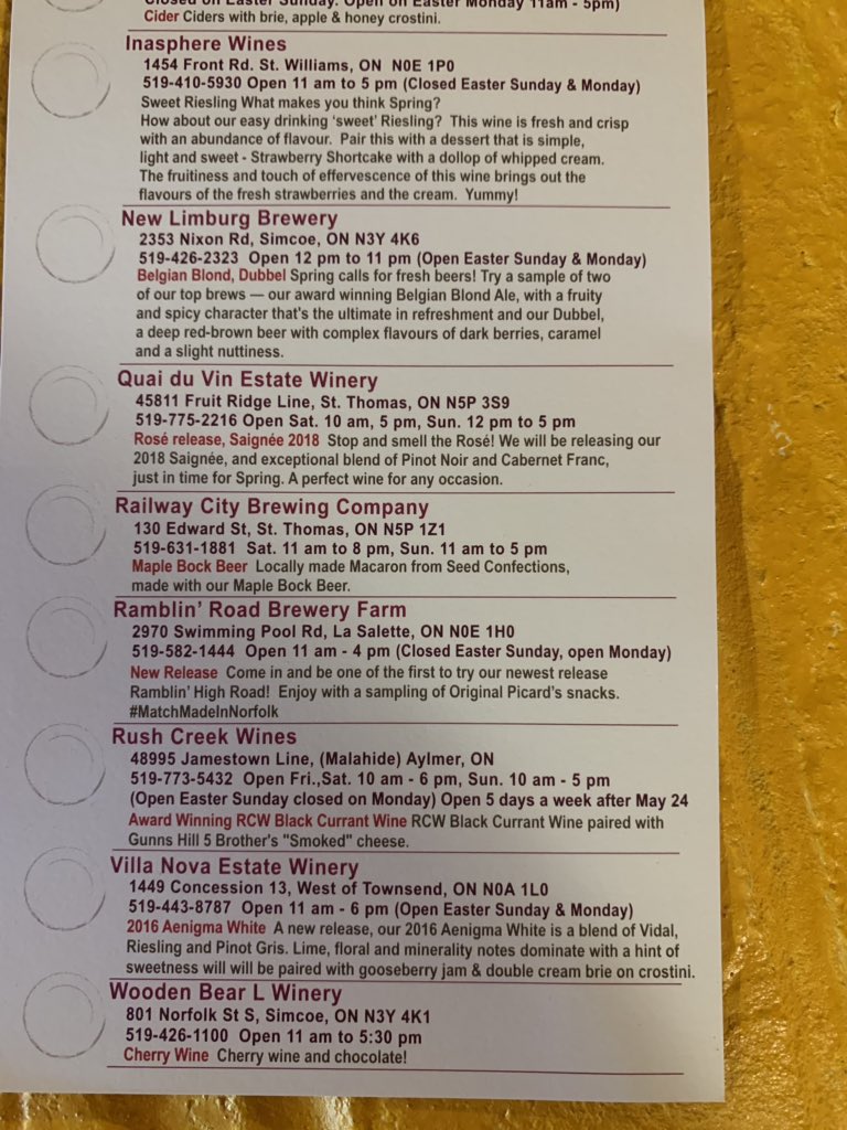 The Sip into Spring Passport is HERE! Visit me at <a href="/blueberryhillca/">Blueberry Hill Est.</a> and buy yours today! 16 stops with food and alcohol?! OKAY.  So many awesome spots to visit! <a href="/HTBCbeer/">Hometown Brew Co.</a> @BurningKilnWine <a href="/VillaNovaWinery/">Villa Nova Winery</a> <a href="/BonnieheathFarm/">Bonnieheath Estate - Lavender & Winery</a> <a href="/BlueElephantInc/">The Blue Elephant</a> <a href="/ConcessionBrew/">Concession Road Brewing Co.</a> <a href="/InasphereWines/">Inasphere Wines</a> and more!