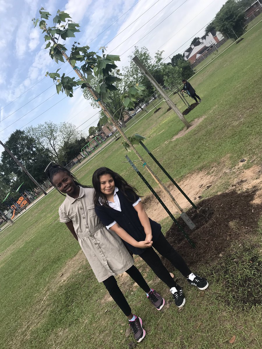 groovygreve's tweet image. Thank you Trees for Houston for our beautiful new trees! @Best_Bulldogs @TreesForHouston