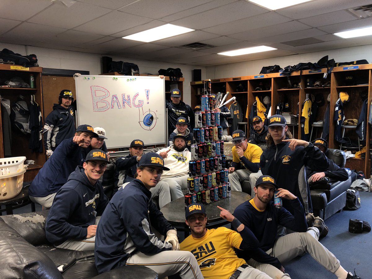 NiccyC_'s tweet photo. @SAUCougarsBSB are confirmed the Biggest Bang fans in the country, we even gave up drinking water as a team so we can only fuel ourselves with the most prestigious drink in the world. We’re ready to talk sponsorships whenever you guys are 😎😎 @BANGenergy @BangEnergyCEO https://t.co/jiWsmWGzOP