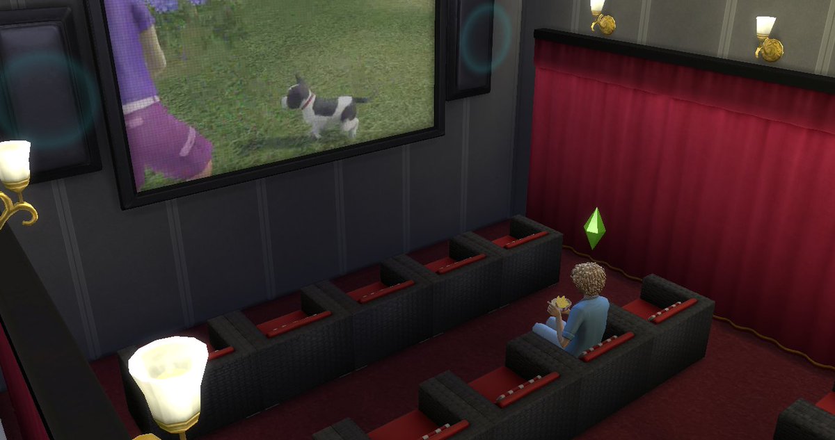 AlunaCupcake's tweet photo. Mein 1. Versuch eines Kinos. #DieSims4 #TheSims4 #TheSims #simkino https://t.co/1LwvXatFnM