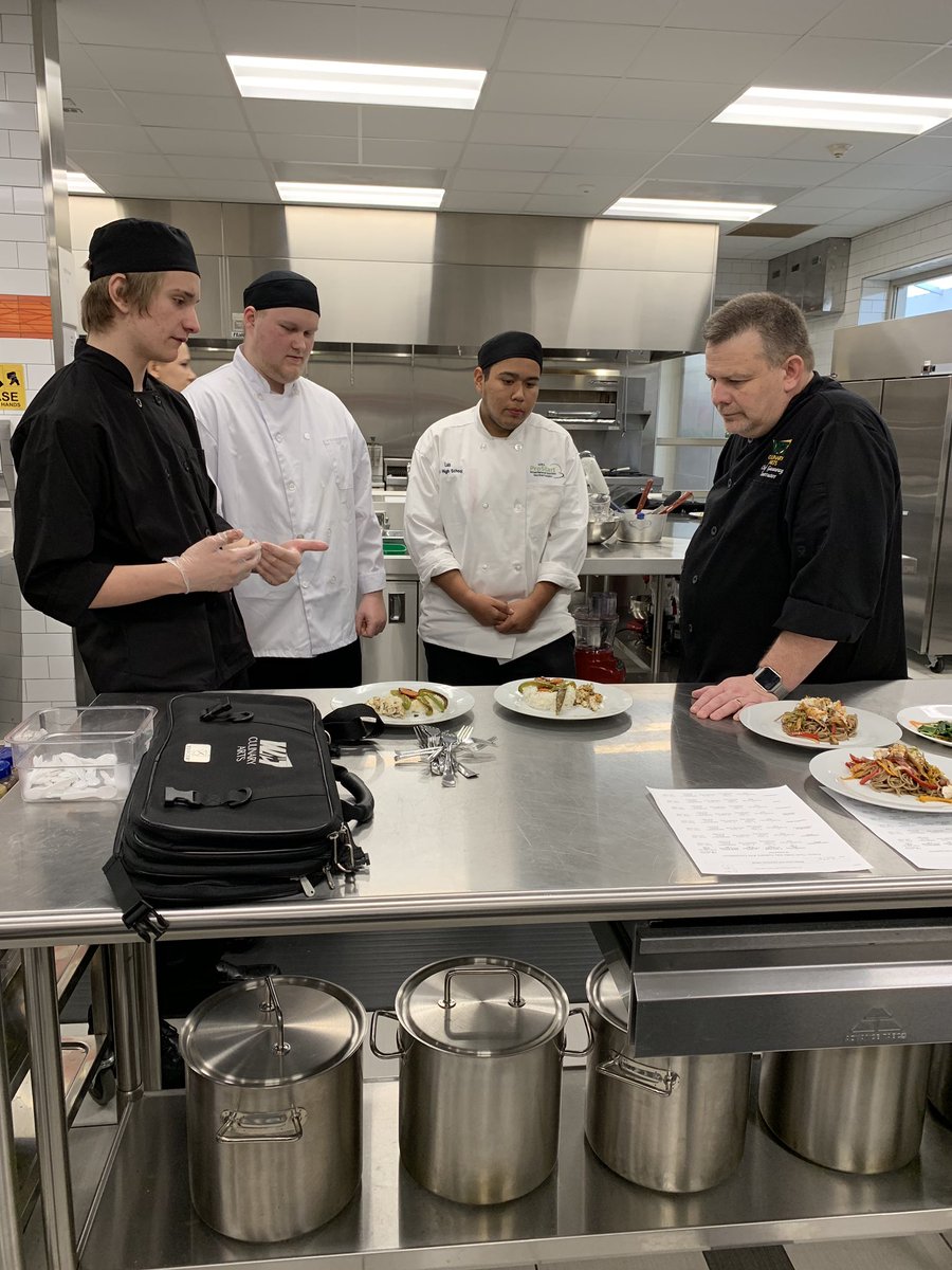 CulinaryMrs's tweet photo. Western Iowa Tech Skills Day. We had two students on the first place team! Great job to all teams. #prostart @SCCareerAcademy #techskillsday #21stcenturyeducation #facs https://t.co/6EQntOCEzu