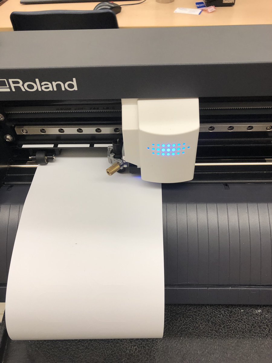 ctechteacher's tweet photo. Printing out our designs and preparing for press! @OSSTFDistrict24 @wrdsb @StahlsIDDirect https://t.co/inHT0UcrPg