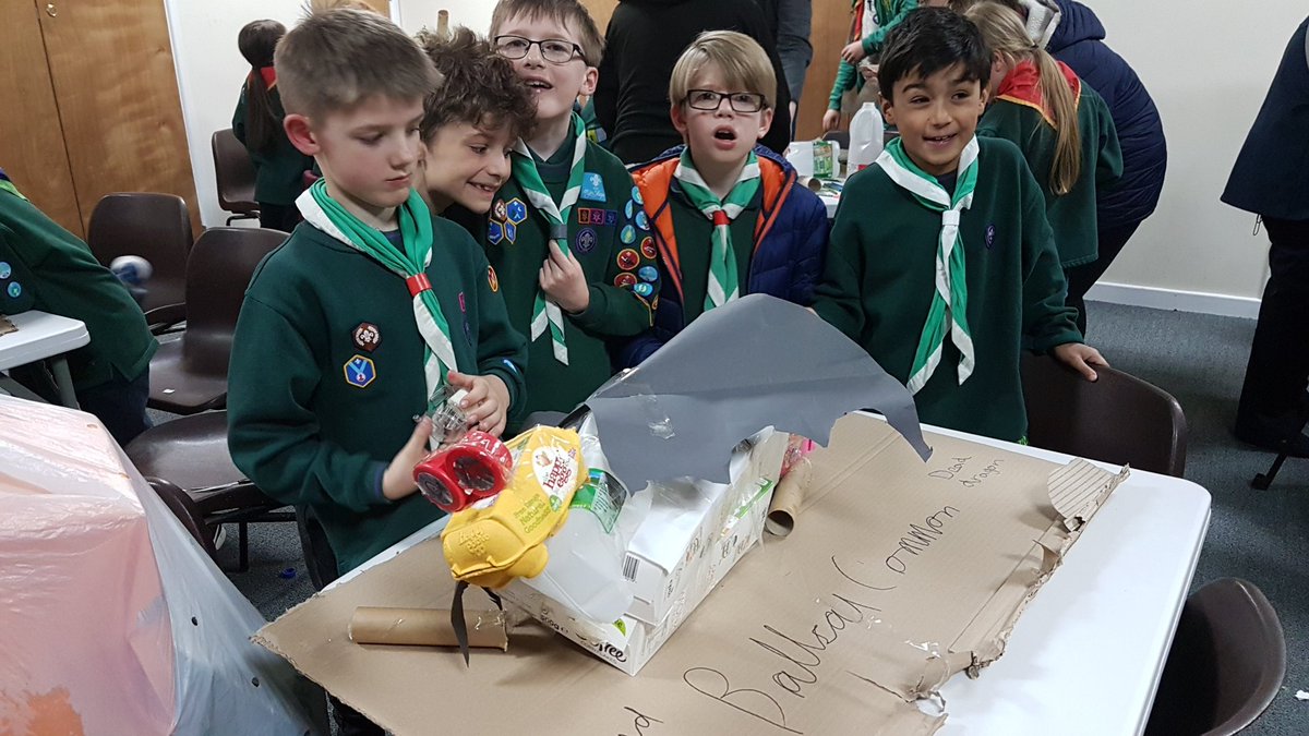 cubs pack model competition. Theme was St George