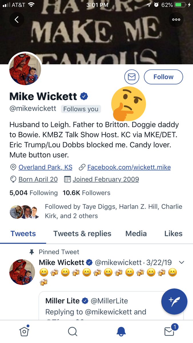 LaraLeaTrump's tweet image. Funny that you would bother to follow someone who “is the worst” 😂 — have a great day Mike!