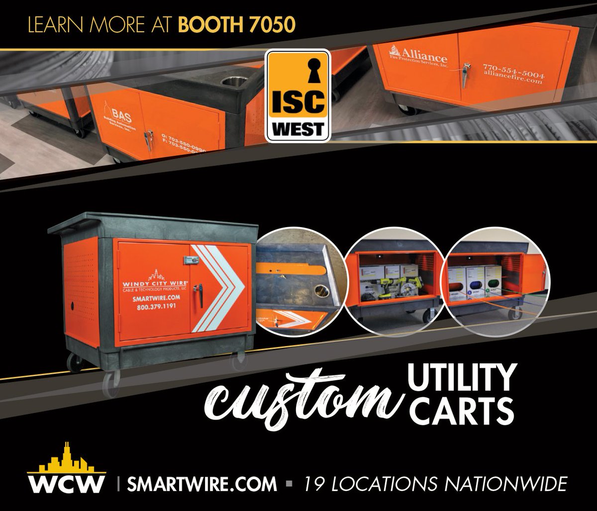 #ISCWest is wrapping up today … but there's still plenty of time to check out our complete line of transportation devices at Booth #7050! #Security #AmericanMade #SmartWire #LaborSlayer