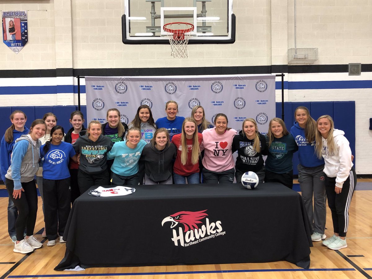 BonifasJamie's tweet photo. I’m excited to announce that I will be continuing my volleyball and academic career at Northeast Community College. Can’t wait to step on the court as a Hawk!🏐❤️ https://t.co/8mvmDL9t9T