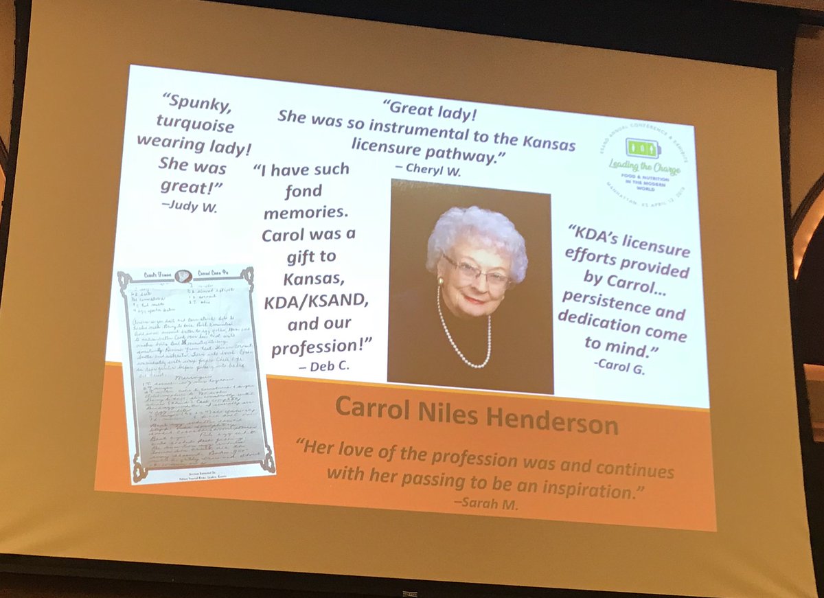 NancyLusk's tweet photo. It was very gratifying to know that she is still remembered and appreciated for her efforts. Mom died last November. #ksleg #KSAND #KSAND19 https://t.co/XWPKcKy7vB
