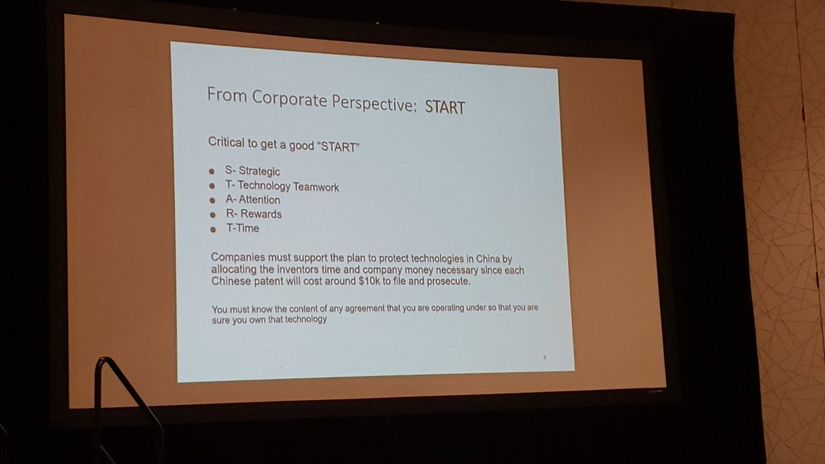 SWLawELS's tweet photo. Want to launch IP portfolio in China? Don't forget to S.T.A.R.T your strategy @pervin_rt #IPTips #IPLSpring @ABAIPL_LSAG @abaIPL @ABAesq https://t.co/LqRwnd1eSB