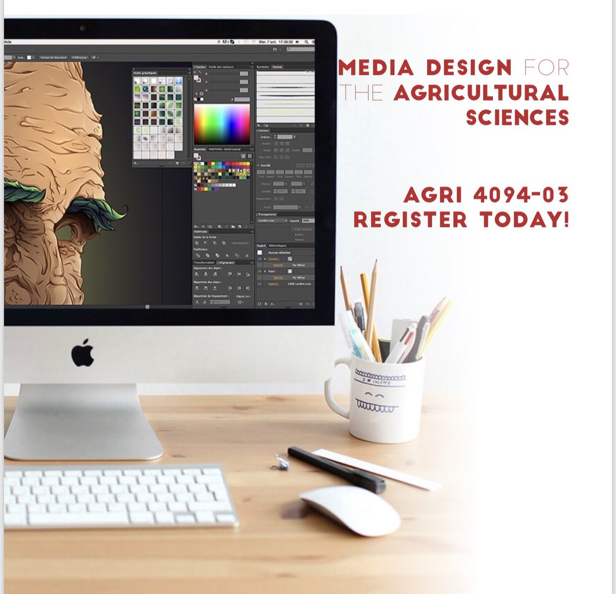act_wt's tweet image. Dr. Tarpley will be teaching a section of Media Design for Ag! Register today!