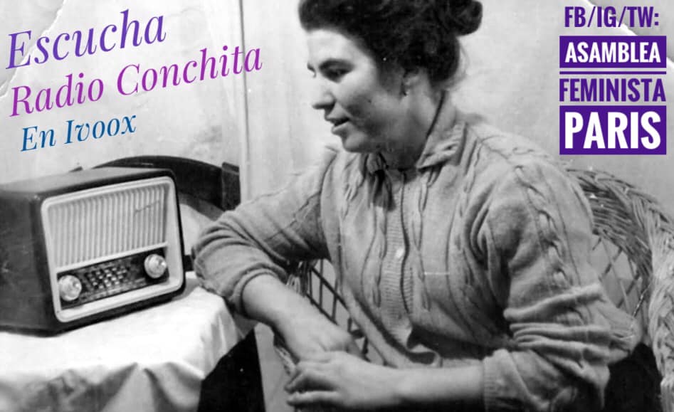 afeministaparis's tweet photo. Ya está aquí, ya llegó:
Nuevo programa de #RadioConchita, nuestro podcast feminista 📻 💜
En @ivoox y @SpotifySpain
https://t.co/AHeIjc1iHQ
#emigradas #asambleafeminista #feminismo #radiofeminista #podcast #Paris https://t.co/dIyqXT1eam