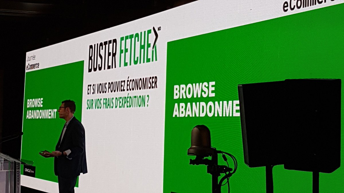 busterfetcher's tweet photo. "Browser abandonment is the next thing in email marketing" by Greg Zakowicz from @Bronto #ecomm2019 #snqc19 #journeeecommerce19 #ecomday19 https://t.co/sZdbLOGiaf