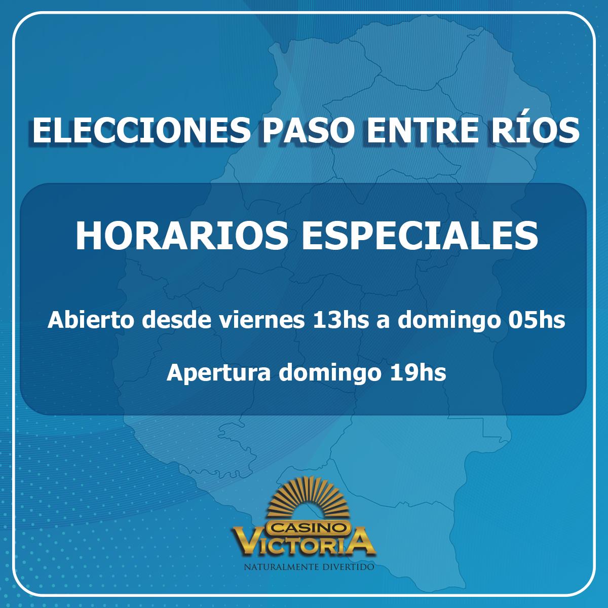 Informamos horarios especiales de apertura con motivo de las Elecciones PASO del domingo 14/04.