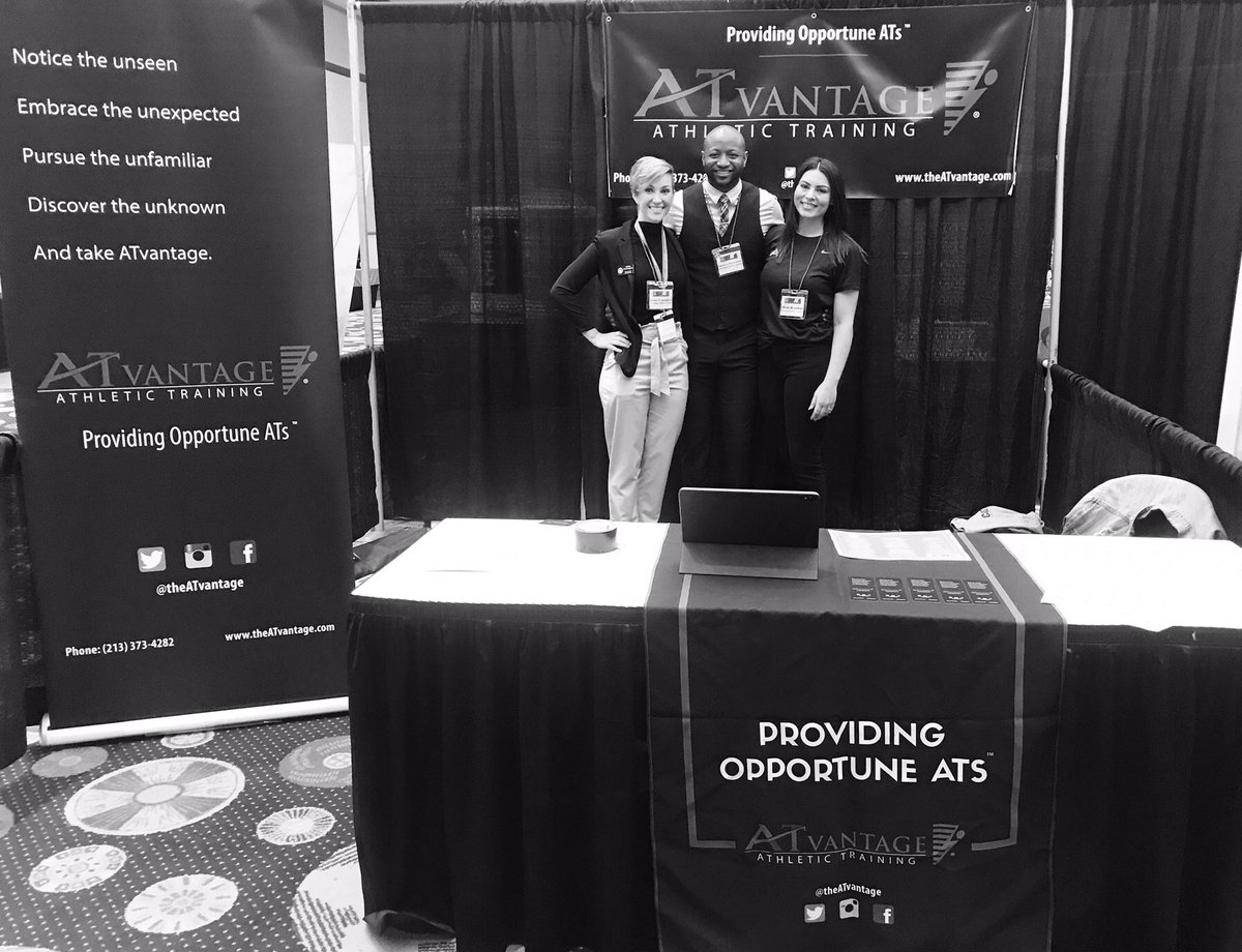 theATvantage's tweet photo. Are you at #RMATA2019 in #AZ today? If so, stop by our booth to say hello, learn about our FREE CEUs, & snag an AT pop socket by signing up for our email list! #RMATA #theATvantage #athletictraining #RMATApassion https://t.co/P6vU4UhFlB