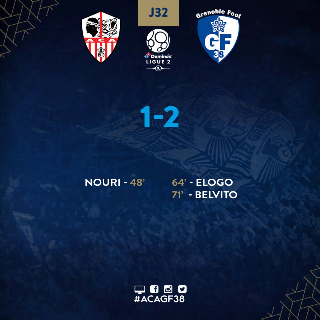 GF38_Officiel's tweet photo. Bababaaaaaa le but du 1-2 !!!!

Premier but de #Belvito de la saison et quel but !!! 
#ACAGF38 https://t.co/3uX3ih8ymw
