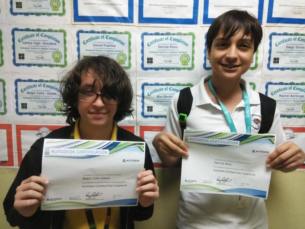 regulatorawm's tweet photo. It's AutoDesk Friday at Tiger Industries our team is getting Ribbons and Checks for Drawings @miamiyouthfair and Industry Certifications after passing exams Way to #BeElite @WRTTIGERS @MDCPSSTEAM @drldiaz @STEMDesignation @CTEMiami @MDCPS_MSR @MDCPSSouth @MiamiCAO https://t.co/QVECJm8cIG