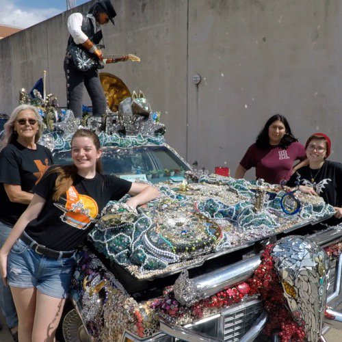 GOT WEEKEND PLANS? A tribute to legendary blues shredder Stevie Ray Vaughan is only one of the many beautiful art cars on display tomorrow at the <a href="/HouArtCarParade/">Houston Art Car Parade</a> . Watch the Live Stream at 2:15pm on ABC13.com or on our YouTube channel.

abc13.com/5241995/