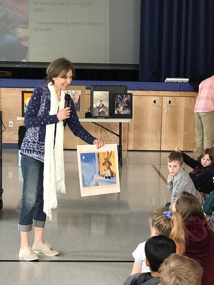 DrReadMore's tweet image. Authors and illustrators Lisa and Robert Papp visited EMC. #SASD_EMC #SASDPride #sasdnext