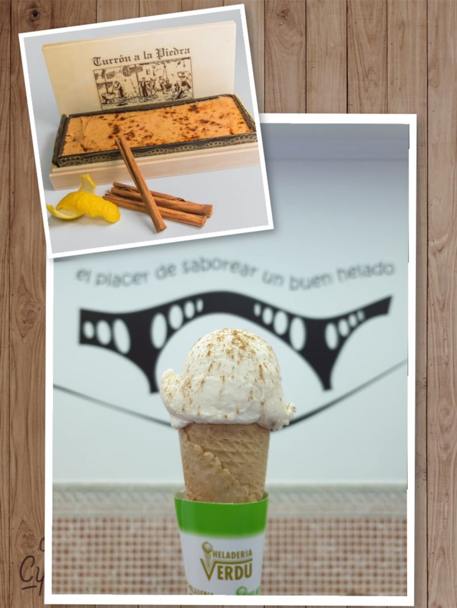 HeladeriaVerdu's tweet photo. Novedad: HELADO DE TURRÓN A LA PIEDRA!! #IceCream #turron #nougat #turronalapiedra #heladoartesano #xixona #sevilla #semanasantasevilla @eltiempoSevilla @Triana_aldia https://t.co/YEoPeECXFB