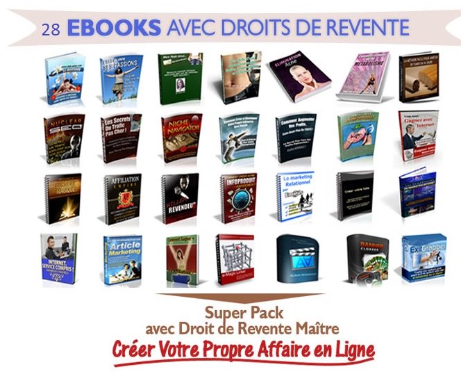 AtikaMaurice's tweet photo. SUPER PACK 28 EBOOKS AVEC DROITS DE REVENTE 
PROFITEZ DE NOTRE OFFRE EXCEPTIONNELLE AVEC CES 28 EBOOKS AVEC DROITS DE REVENTE POUR UN TARIF ULTRA ATTRACTIF ET ECONOMIQUE ! +5 CADEAUX OFFERT
https://t.co/CKnLU5xi2J
 #ebooks https://t.co/D3Na7yZWnu