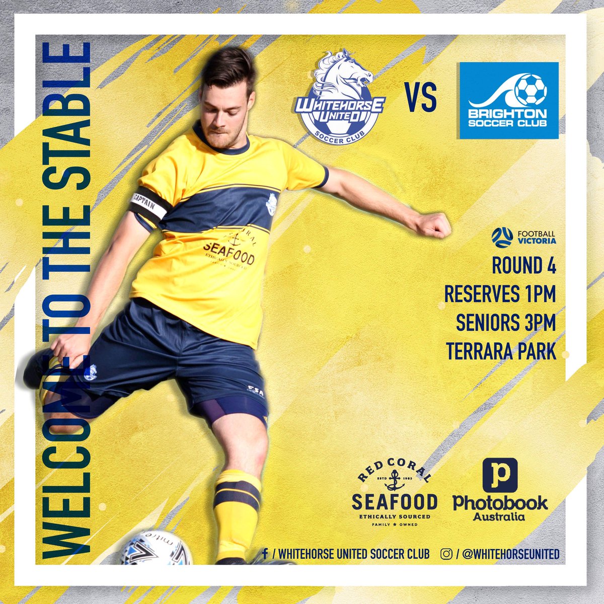 GAMEDAY! Our men take on Brighton today at Terrara. Can we make it 2 from 2 or will Brighton continue their perfect start to 2019?
