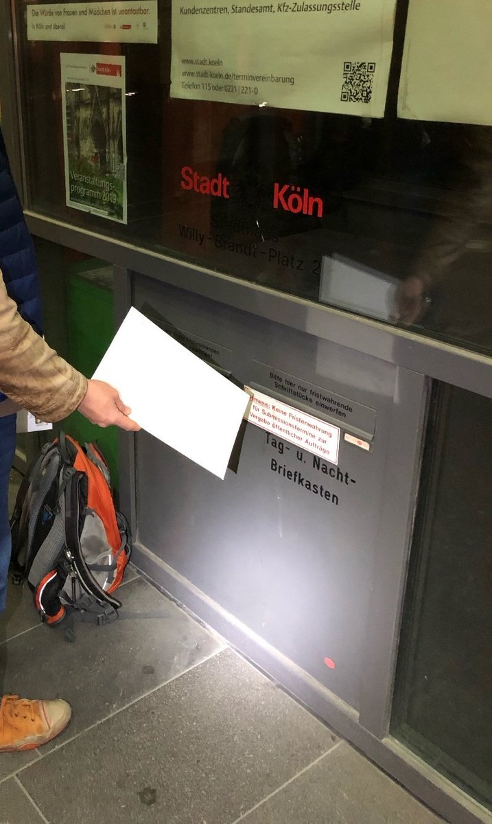 GCRheinland's tweet photo. Unseren Einwand gegen das Geocaching-Verbot haben wir fristgerecht zugestellt. Und noch elf Einzelschreiben.
VIELEN DANK an alle Unterstützer! https://t.co/Yy2RMoPiKm