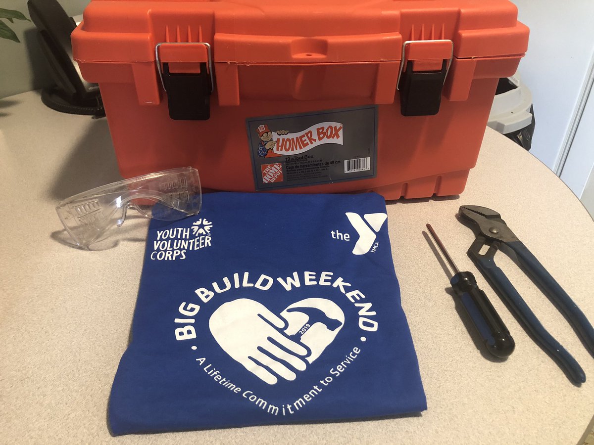 Tomorrow’s the day! We can’t wait for our #YVC Big Build Weekend. See you bright and early tomorrow. #GYSD19 #YouthVolunteerCorps
