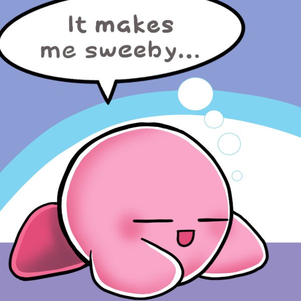 deepFriedNonses's tweet photo. It makes me sweeby.....

#kirby #nintendo #sticker
#art #sweeby https://t.co/mgEqNLBybu