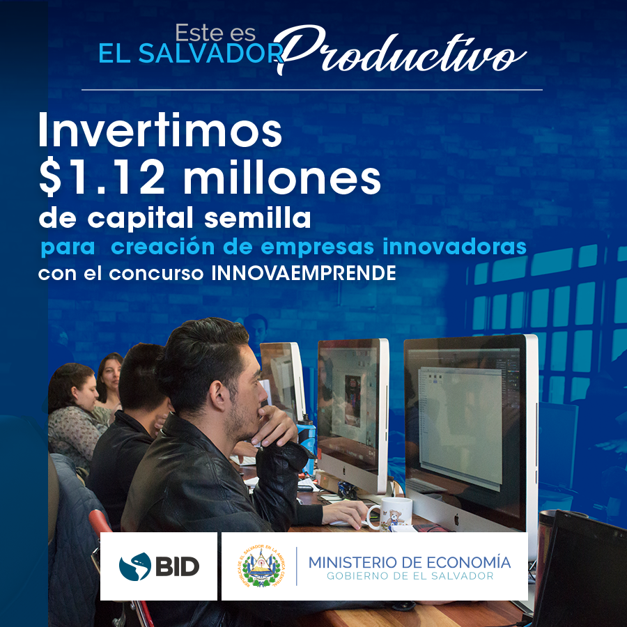 EconomiaSV's tweet photo. El @MINEC_SV con apoyo del
@el_BID, invertió $1.12 millones de capital semilla para la creación de empresas innovadoras con el concurso INNOVAEMPRENDE.
#EsteEsElSalvadorProductivo #BID #InnovacionSV #TecnologíaSV #PIXELS #INNOVATICS #INNOVAEMPRENDE #STARTUPS https://t.co/bPsm3Myg4n