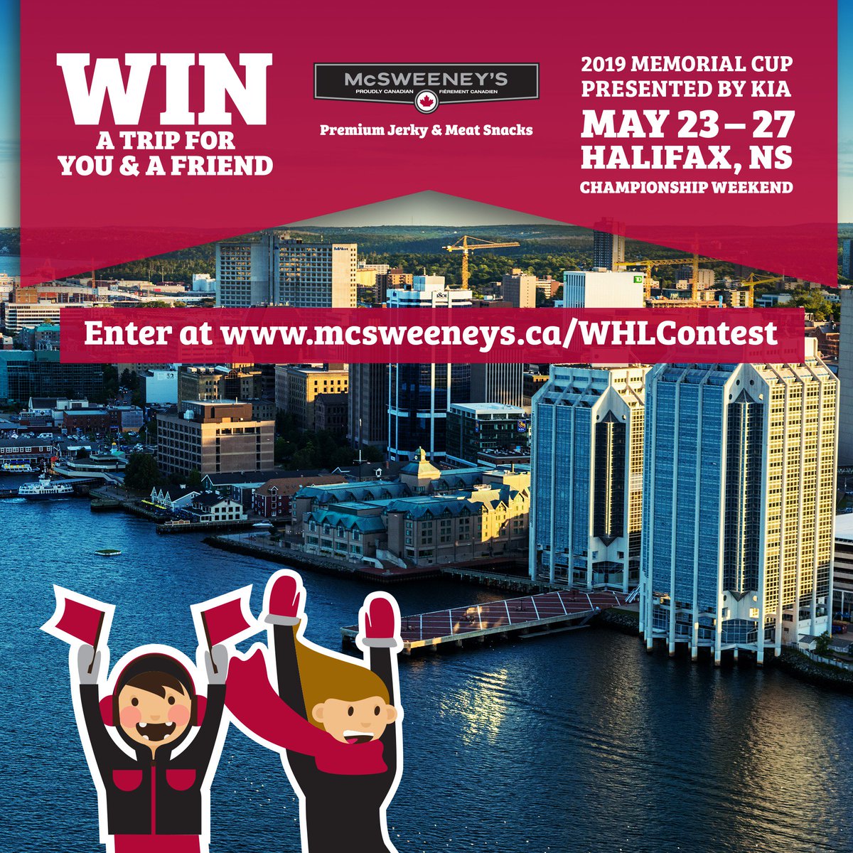 9 More Days to enter our biggest contest of the year!! 
<a href="/TheWHL/">Western Hockey League</a> fans! Win a trip to the <a href="/CHLMemorialCup/">Memorial Cup presented by Kia</a> in Halifax, NS.
Open to residents of #BC #AB #SK #MB