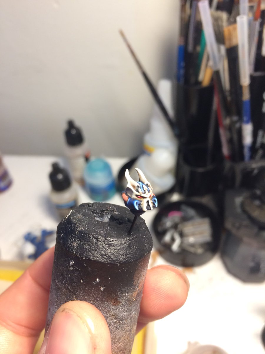 TGaravan's tweet image. Tiny spooky heads? Night Lords got you covered 💀#Warhammer #Warhammer40k 
#warmongers #art #Paintingwarhammer #gamesworkshop