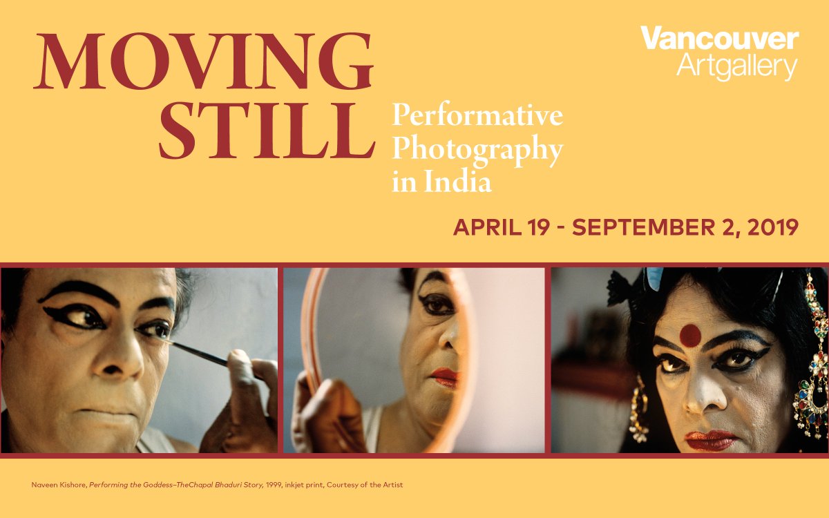VanArtGallery's tweet photo. Starting April 19, visit the Gallery to discover a major exhibition of works by 13 artists based in #India, whose lens-based practices focus on constructing and reconstructing realities. See it first at an exclusive #MembersPreview on Apr 18! https://t.co/eU9mdtvyeQ #MovingStill https://t.co/EpYZKWVYpV