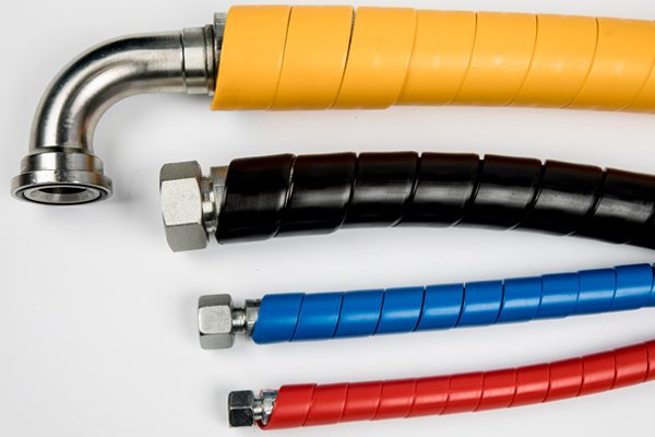 Caplugs's tweet image. Caplugs offers the full line of Pig&apos;s Tail Spiral Wrap and hose guard protection.  Visit caplugs.com/hoseguard for more product information where you can also request a sample or place an order.  #pigstail #hoseprotection #madeinusa
