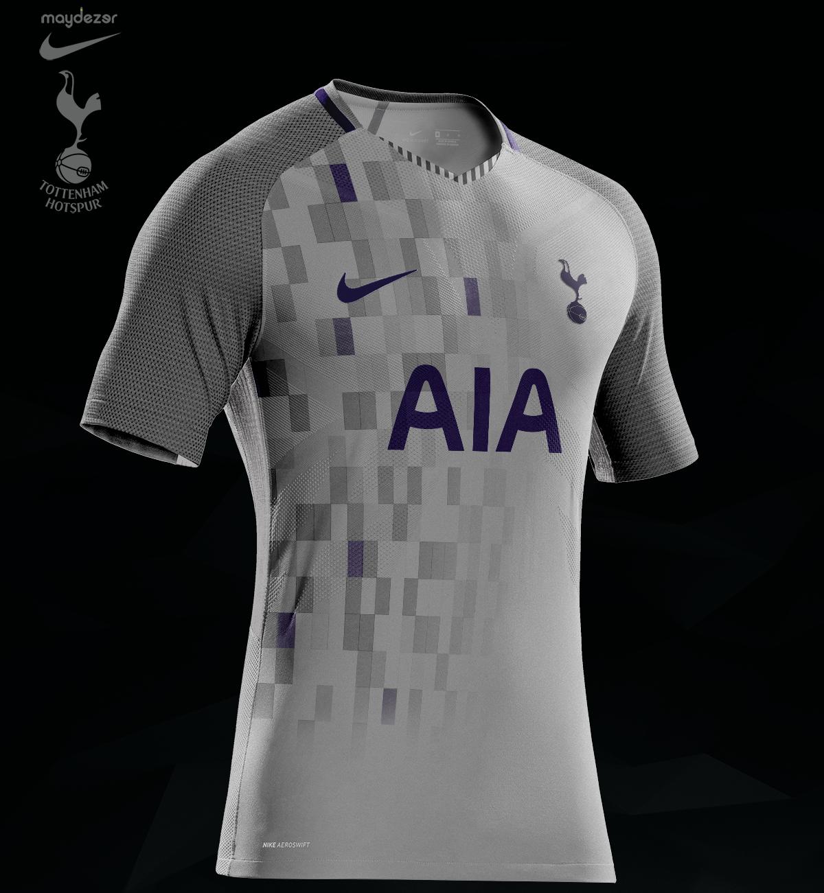 A graphic designer imagines four equally stunning Spurs kits made by Nike.