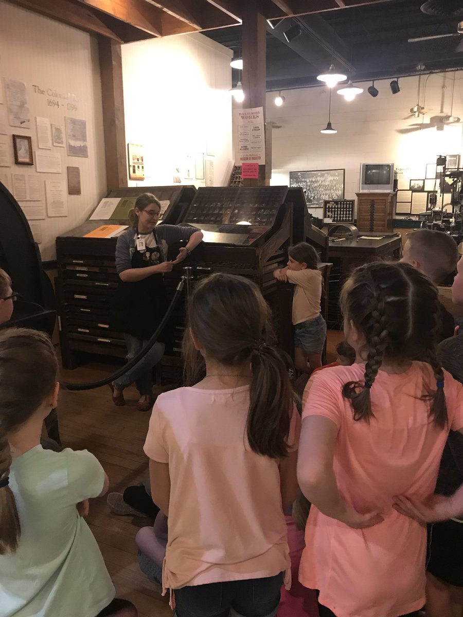 classofMsH's tweet photo. Thanks @BMIatWork for a fabulous field trip! We learned A LOT about Baltimore’s history 😊@GunpowderEl https://t.co/Ro0j36uk4e