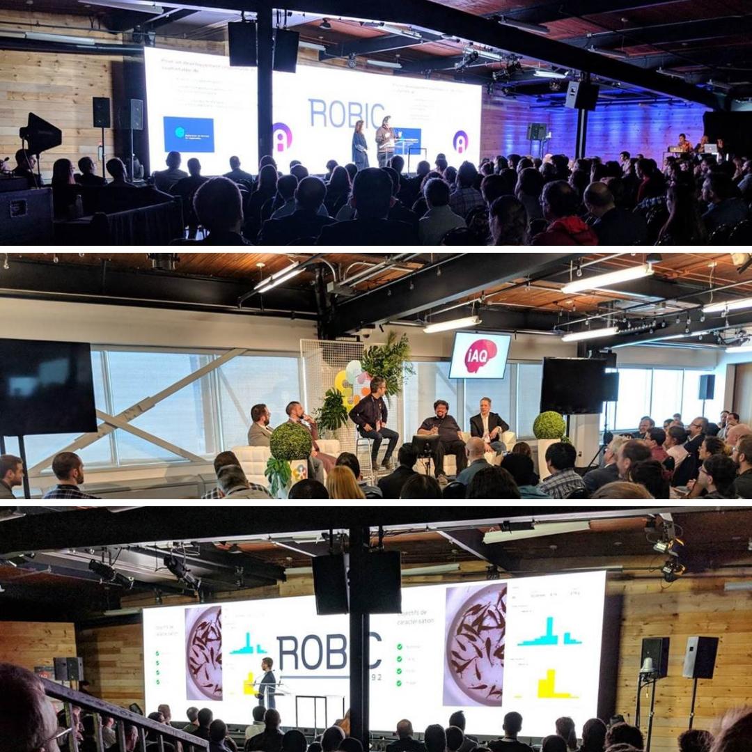 btemia_inc's tweet photo. Throwback to #semaineNumeriQc : B-Temia R&amp;D team was glad to discover how far has gone the interest for #AI in Québec City during the "Rendez-vous IA 2019" ( AI meeting 2019). Interesting conferences about deep learning, its wonders and traps, and Big Data generating. https://t.co/DZcOTssUt4