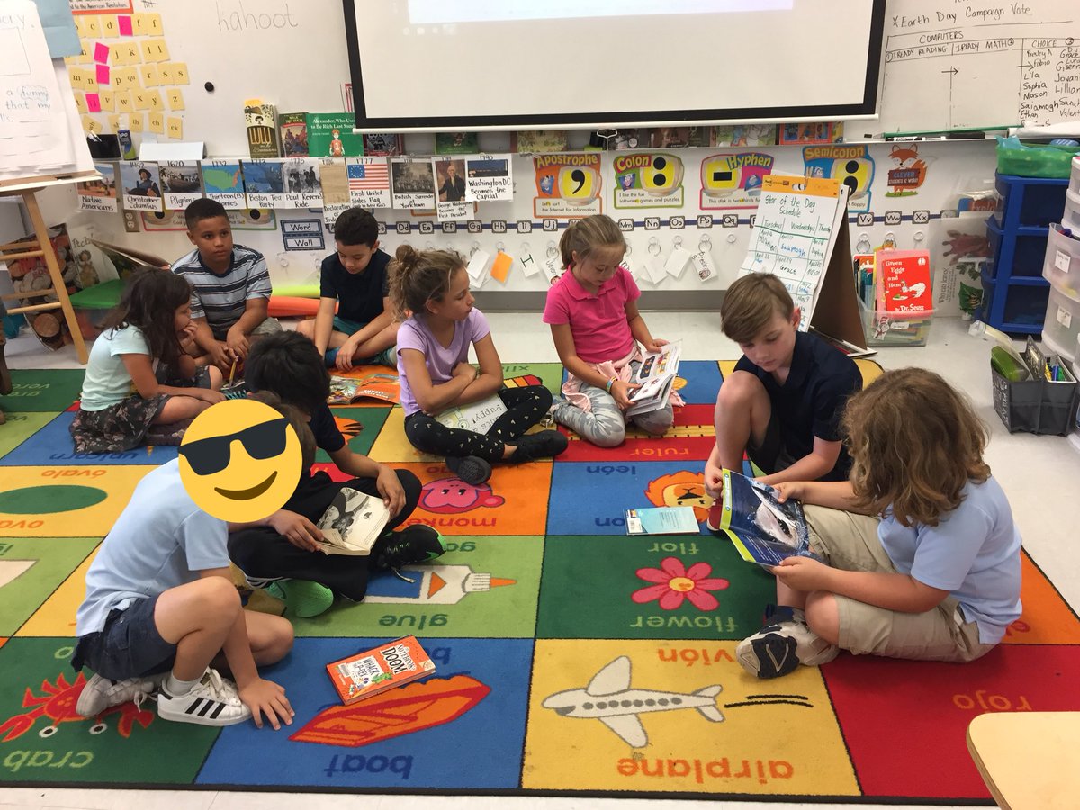 MrsBerlatsky's tweet photo. Buddy Reading with our new friends in @MrsGraham1A’ s was a delightful way to finish up Friday! #peacelovefirst #VikingVoyage19 #FunFriday https://t.co/UkmO8aUjUf