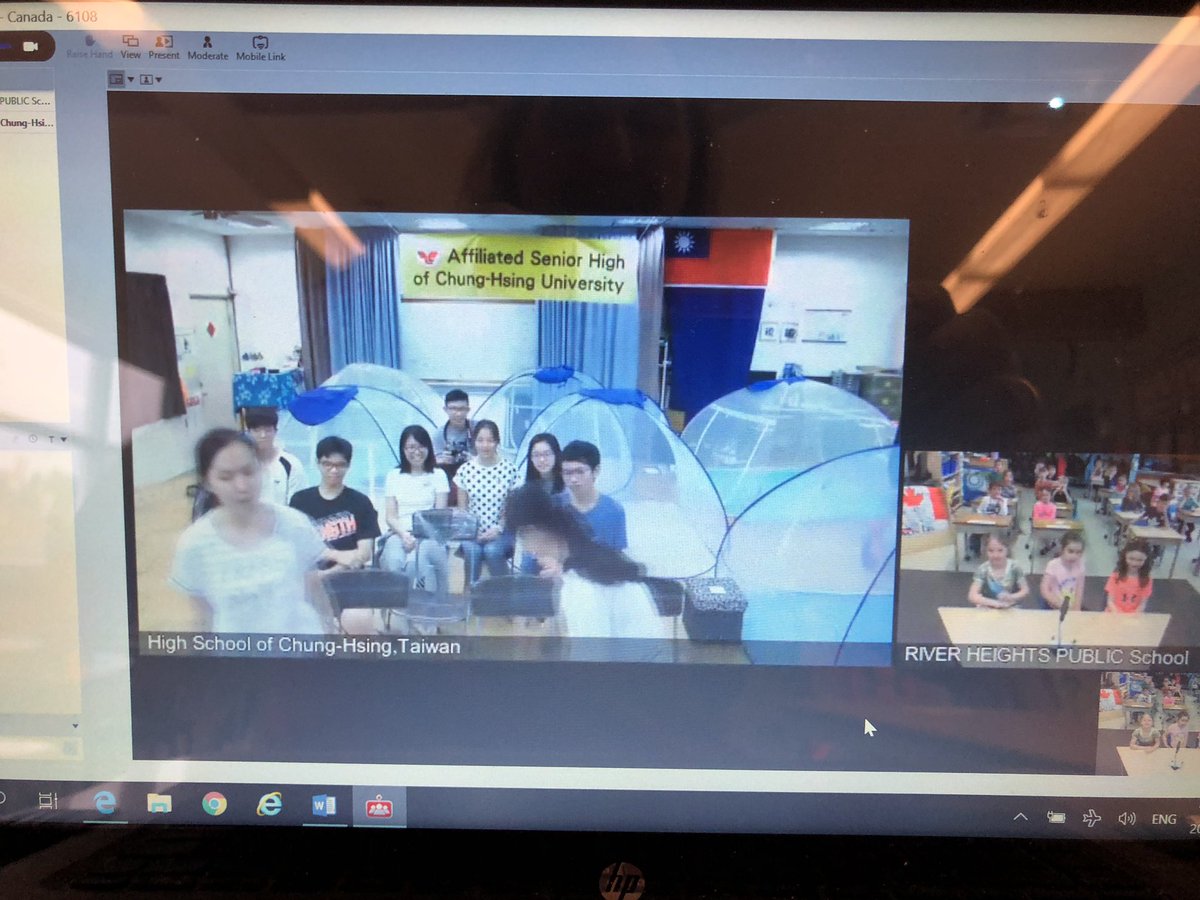 Joe_Sheik's tweet image. Ss @riverheights11 conducted video conferences with @KellyQuance1 Gr 1 Ss in Peru &amp;amp; Ss in Taiwan. They asked questions about school, fav foods, sports, music &amp;amp; more @TVInnovates all part of the @TVDSB Time Project #conceptofTime  Peru - 1 hr Taiwan +12 hrs👀