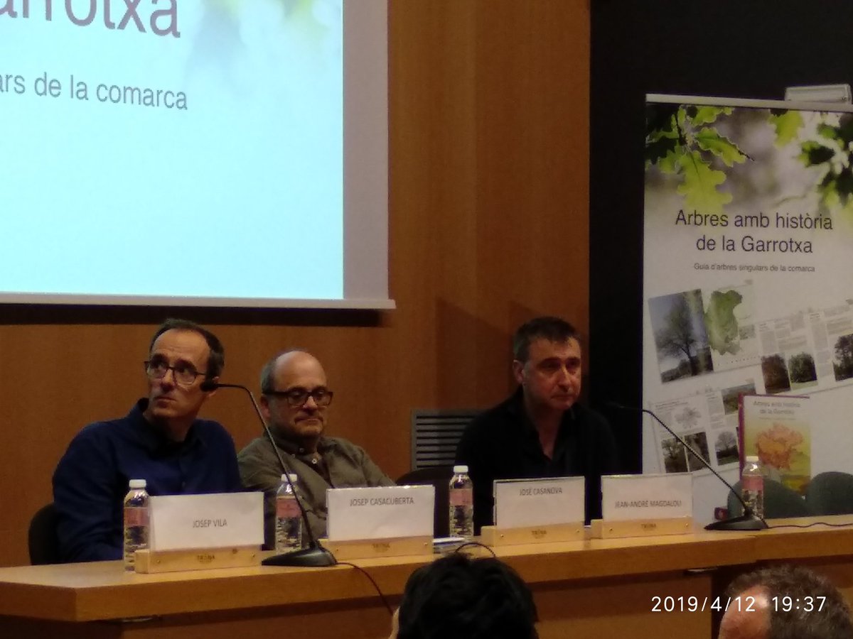 montsevolcanica's tweet photo. Inauguració a @CanTronaCCN de la fantàstica exposició "Vielles Fôrets" de la @RNNMassane i tastet de l'exposició "Bells boscos vells" de la Garrotxa. #PNGarrotxa @campuspatrimoni @CanMorera_Olot #AricoForest #TallerReyes @ajuntamentbas https://t.co/rBYyCV2YjQ