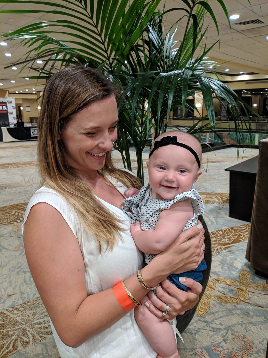 Brought McKenna to her first networking event! It was a seminar on entrepreneurship. #startemyoung #tinyentrepreneur #businesscasual