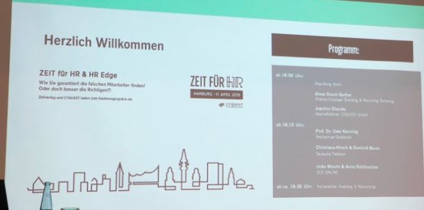 #ZEITfürHREdge - Spannender Nachmittag bei der ZEIT zu den Themen Recruiting und Employer Branding.