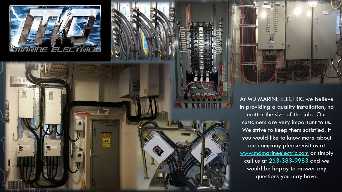 mdmarineelectric.com

#marineelectricians #customersfirst #maritime